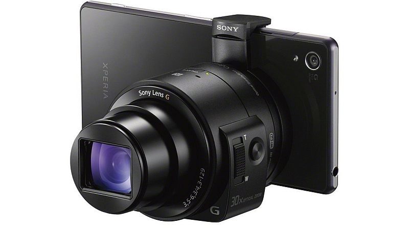 Sony DSC-QX30 本是專供智能手機所用外掛式相機模組，內置 2,040 拍攝像素 Exmor R CMOS 感光元件和 BIONZ X 影像處理器。