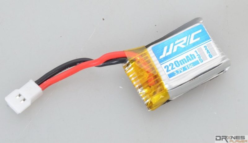 JJRC H22 附送 3.7V / 220mAh 可換式電池。