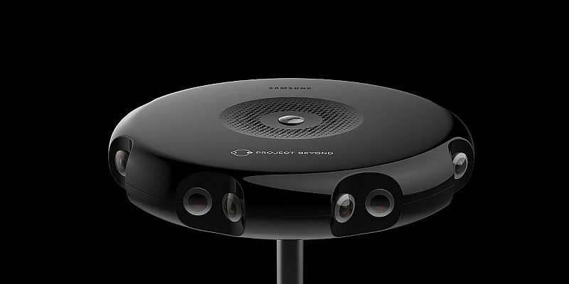 Samsung Project Beyond VR 全景攝影機外形酷似飛碟。