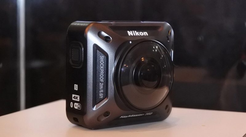 Nikon Keymission 360 運動相機支援 4K 拍片。