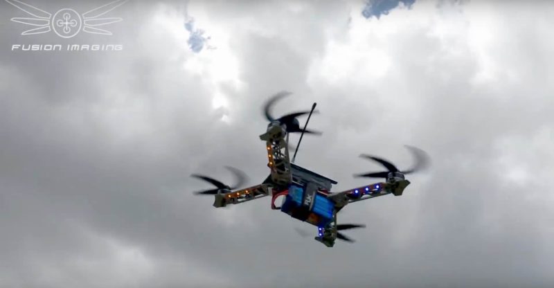 無人機用上特製旋翼，令飛行速度更快。