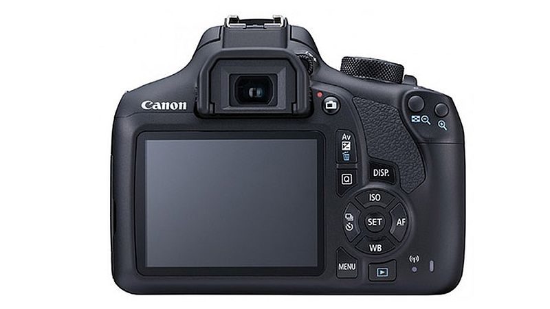 Canon EOS 1300D 機身背面介面布局
