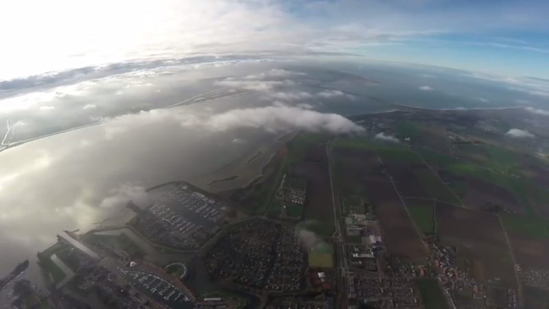 DJI Phantom 2 3.4km aerial view