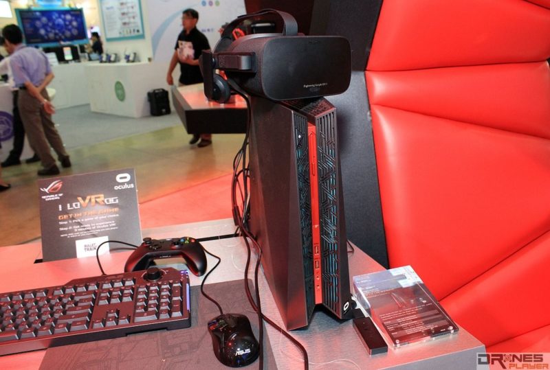ASUS 旗下的電競品牌 Republic of Gamers，推出支援 VR 影像運算的 ROG G20 電腦，型格的外觀下內置 i7 處理器、16GB DDR4 記憶體和 GeForce GTX980 顯示卡。