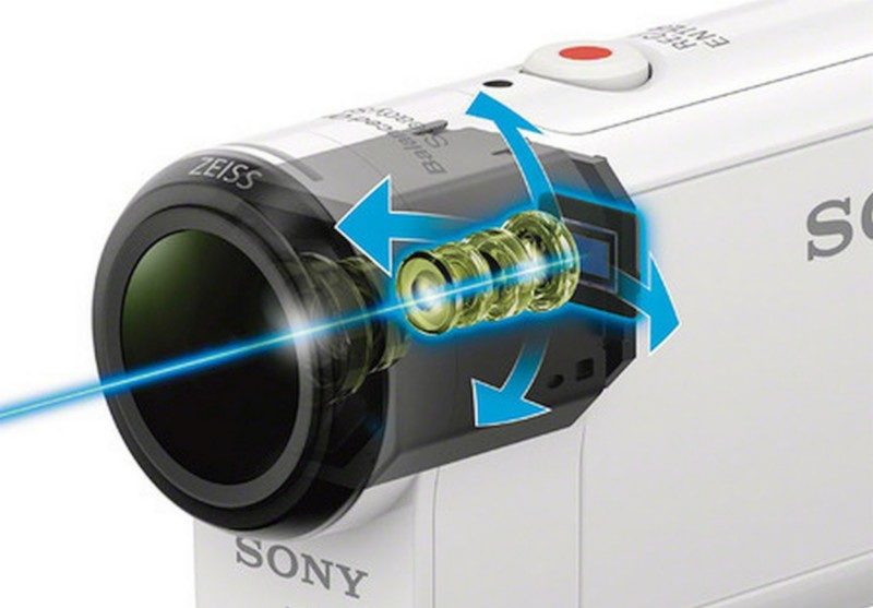 Sony FDR-X3000 與 HDR-AS300 加入光學防震系統，以提供更穩定的影像。