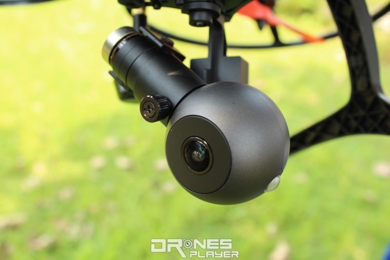 GhostDrone 2.0 旗艦版配備球形的 4K 級數航拍相機。