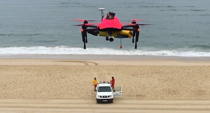 HELPER 無人機已在法國的 Biscarosse 沙灘進行試飛測試。