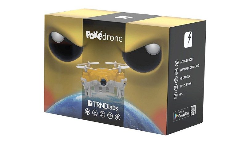 TRNDlabs 虛構的 Pokédrone 包裝盒，設計亦算精美。