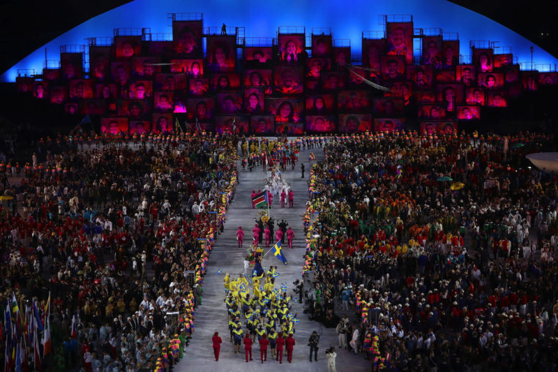 奧運開幕禮座無虛席，一旦無人機墜落不堪設想。