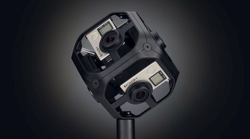 GoPro Omni VR 攝影機套裝由 6 部 Hero 4 Black 及金屬框合併為立方體形的攝影器材，以供拍攝全方位的 VR 影像，將於 8 月 17 日正式出貨。