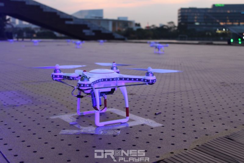 D1 無人機亞洲盃：無人機光影表演採用 DJI Phantom 3