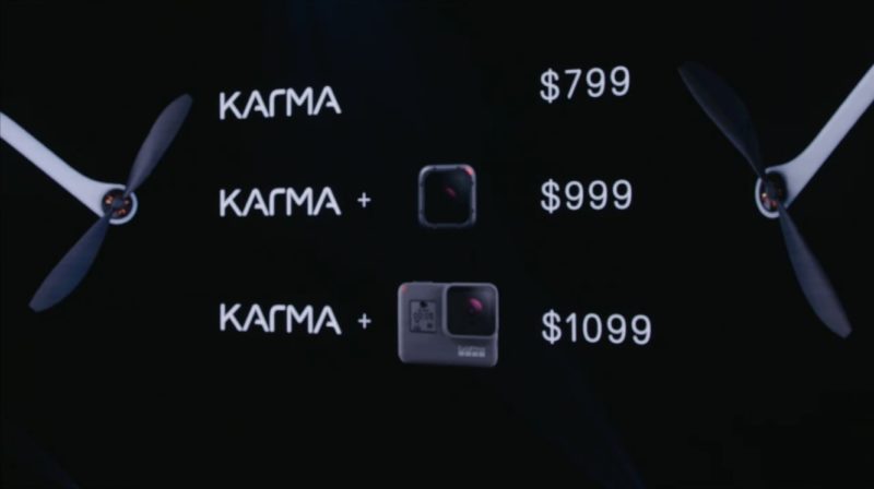GoPro Karma 發布會：產品價目