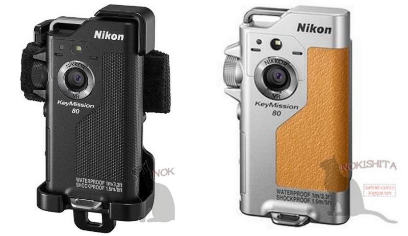 Nikon KeyMission 80 備有黑色和銀色機身可供選擇。