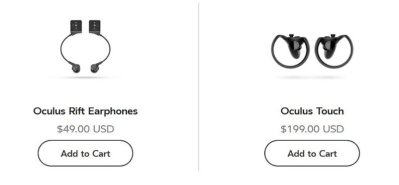 Oculus Rift 耳機和 Oculus Touch 由即日起可於 Oculus 官網訂購。