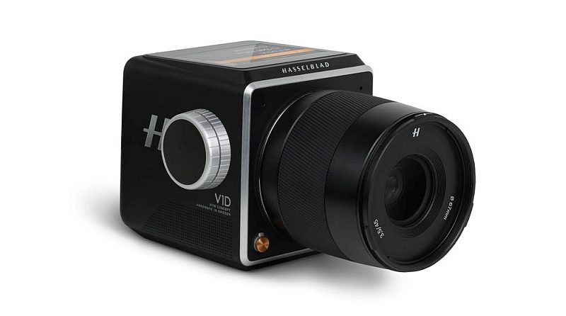 Hasselblad V1D 概念相機拆卸觀景器和手柄後的模樣。