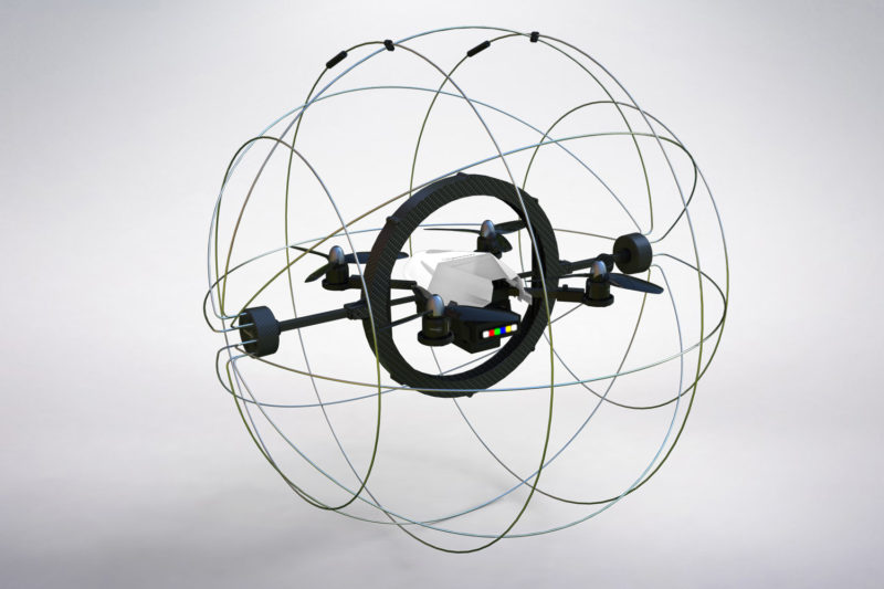 Droneball 球形無人機標榜防撞、安全。