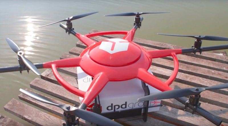 DPDgroup 的無人機採用六軸和碳纖維機體設計。