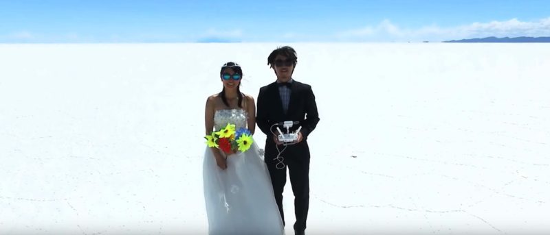 日本 夫婦 空拍機 環遊世界 度蜜月