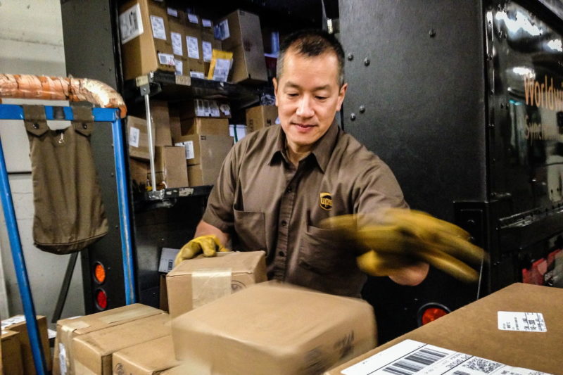 UPS 台灣取貨服務（照片來源：UPS）
