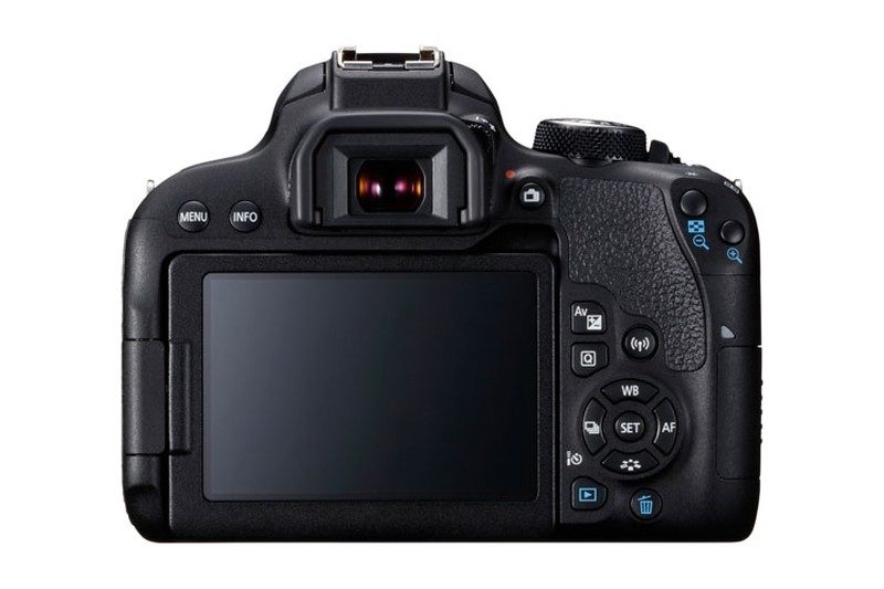 Canon EOS 800D 機身背面介面布局