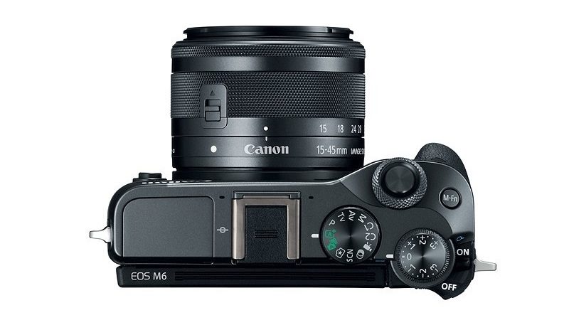 Canon EOS M6 機頂介面布局