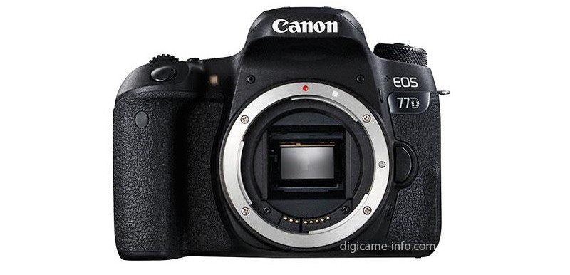 Canon EOS 77D 機身正面