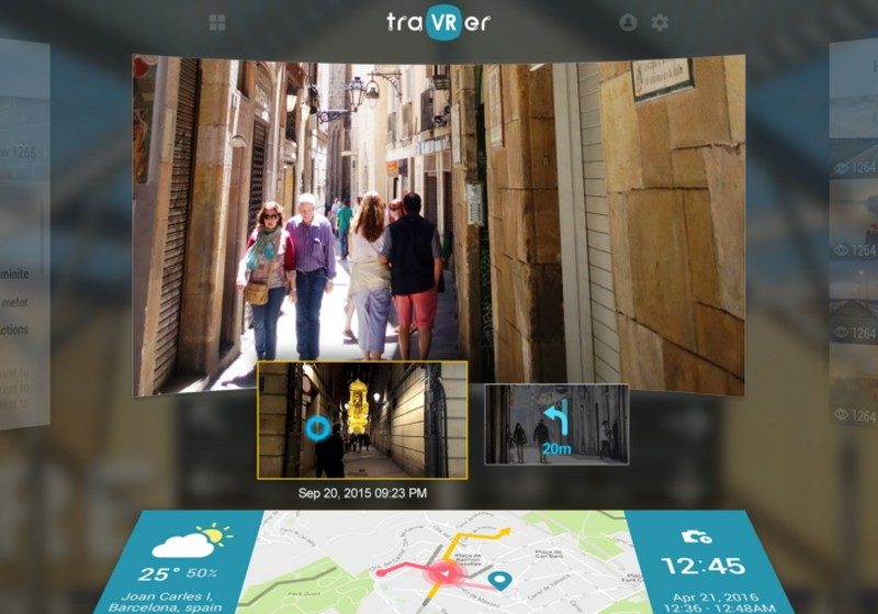 traVRer 嚴格來說是一個旅遊影像內容平台，可讓人飽覽世界各地的 360 度影片。