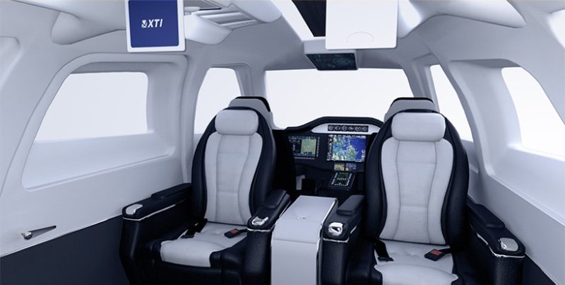 TriFan 600 機艙內櫳空間寬敞偌大，能乘坐 1 名機組人員和 5 名乘客。