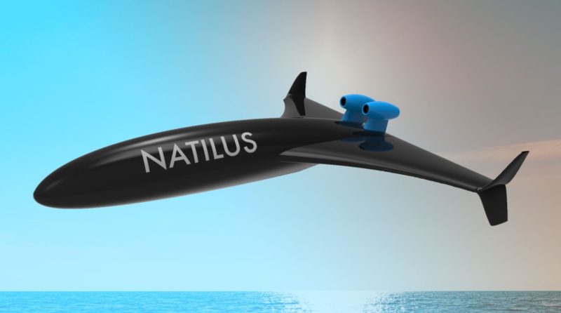 Natilus Drone 的機身大小相等於一架波音 777 飛機，可負載 20 萬磅貨物，在 20,000 呎高空飛行。