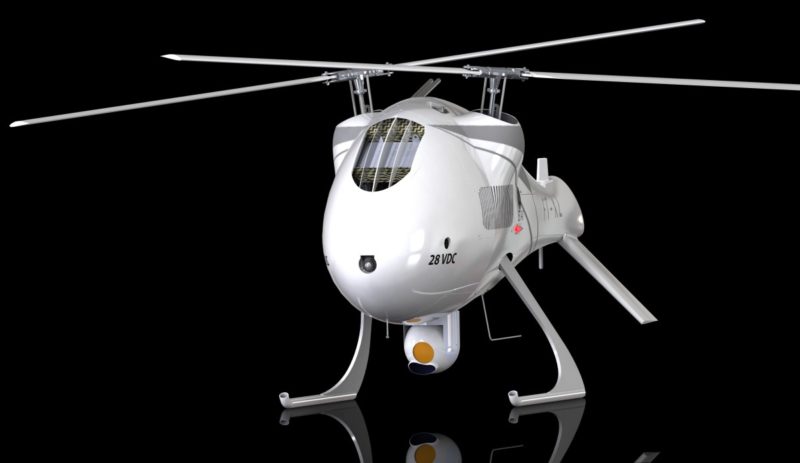 FT Sistemas 的無人直升機可應用於偵察、通訊、收集情報、監控等不同用途。