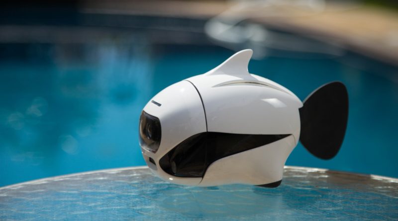 BIKI 水中無人機機身使用防水壓的 ABS 樹脂製作，並具備流線形設計。