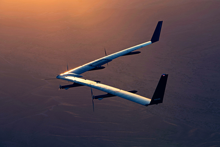 Facebook Aquila 無人機 - 第二次飛行成功 - 飛行中