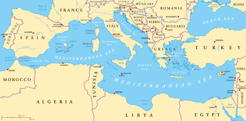 不少難民經地中海湧入歐洲尋求庇護。