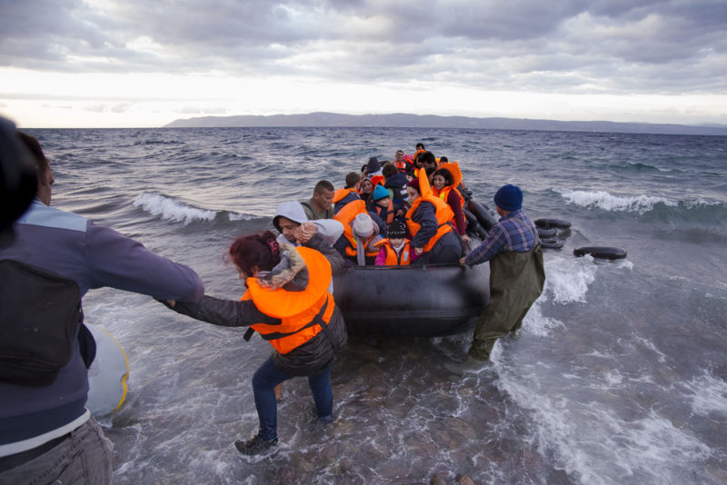 2017 年共有超過 17 萬難民經地中海進入歐洲。