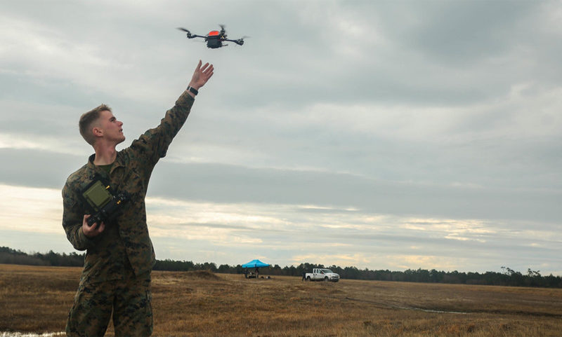 海軍陸戰隊在上年年初已為 InstantEye 的無人機進行實地測試。