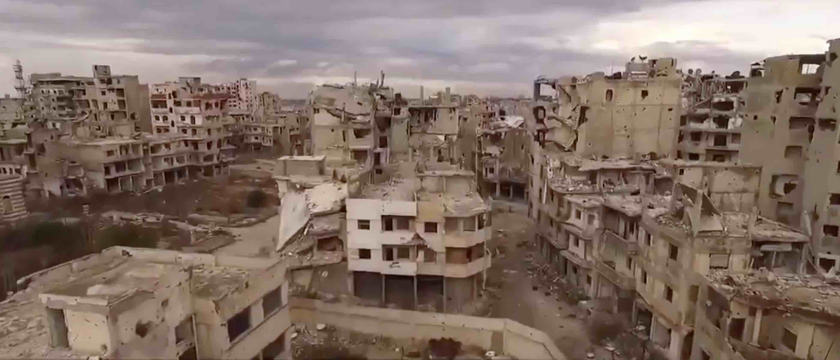空拍機記錄敍利亞戰爭禍害