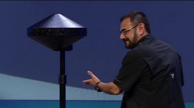 Facebook Surround 360 camera 於 facebook f8 開發者大會上首度亮相。