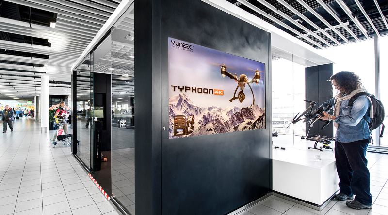 Yuneec 體驗中心於荷蘭阿姆斯特丹史基浦機場開幕