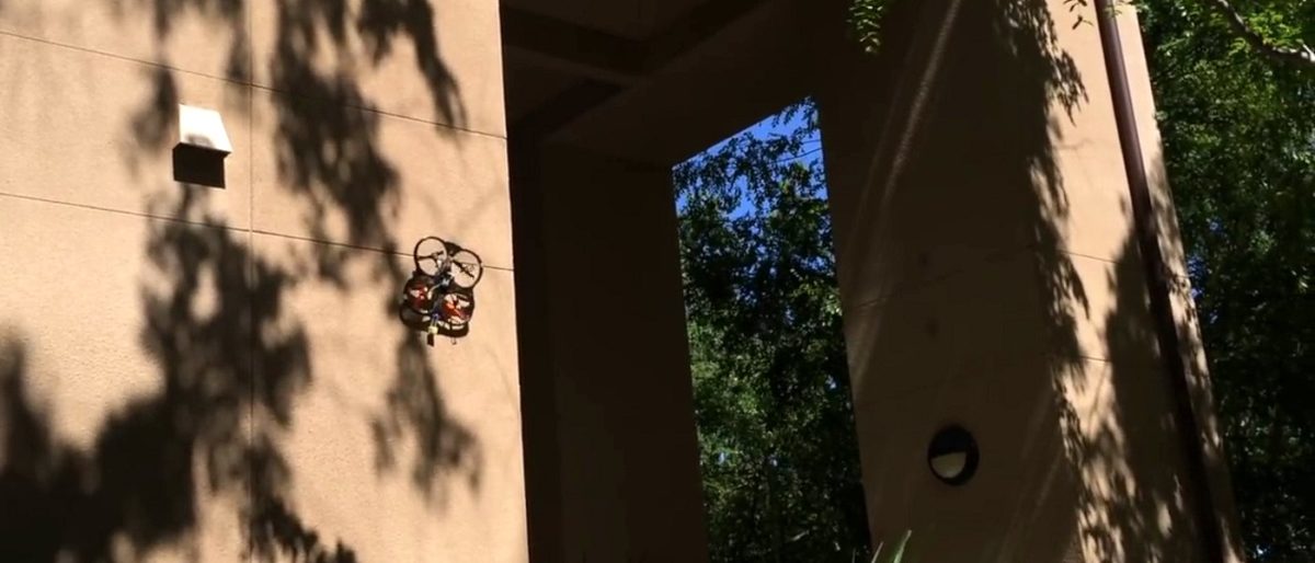 史丹福大學研發可依附牆壁的無人機