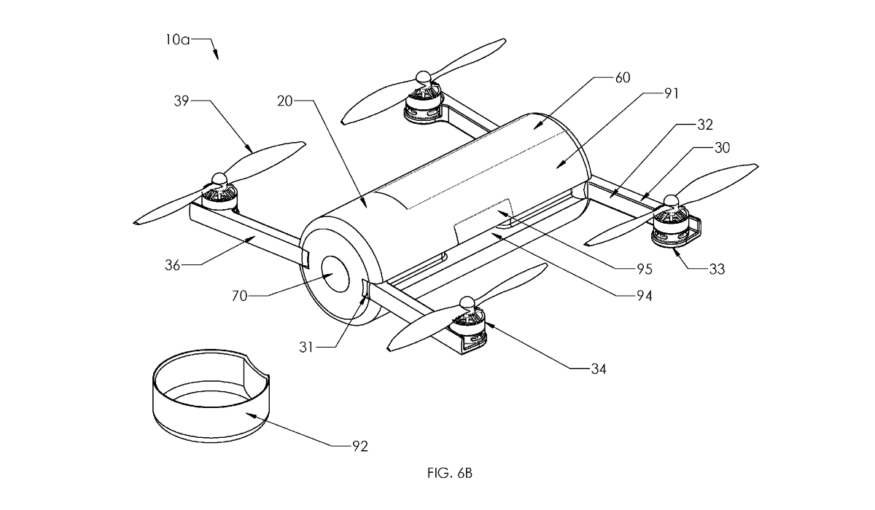 Ryan Goldstein 無人機專利（圓筒形飛行器）