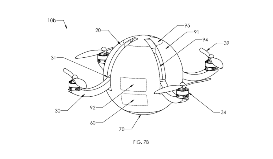Ryan Goldstein 無人機專利（（球形飛行器））