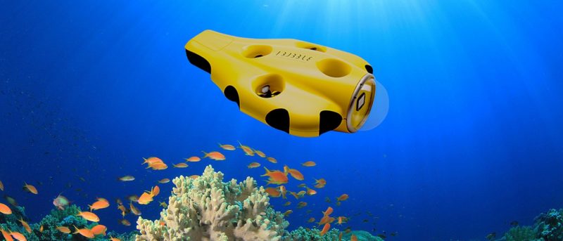 海底自動追蹤潛拍　水中無人機 iBubble