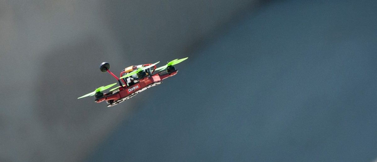 FPV 穿越機比賽登陸 Eurosport - DR1 drone racing