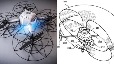 迪士尼無人機安全氣囊專利文件