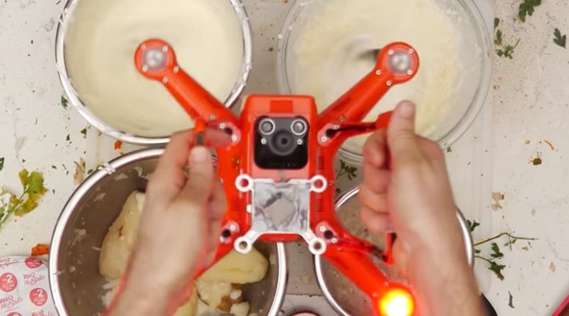無人機變感恩節大餐料理神器