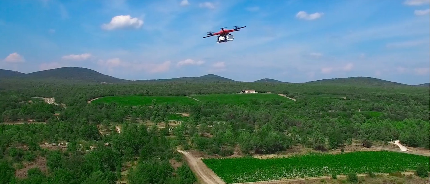 法國 無人機 送貨 測試