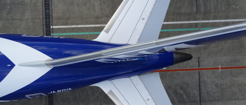 全日空用 AeroSense 無人機勘察波音 787