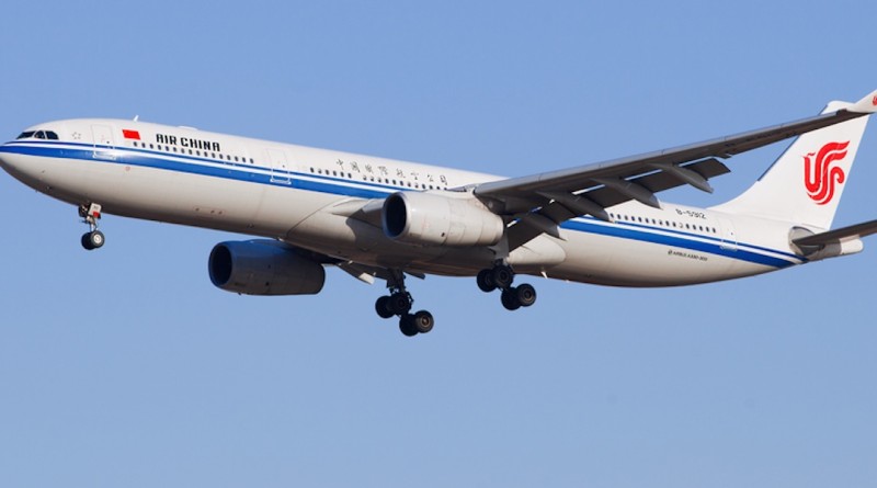 中國國際航空公司客機 無人機