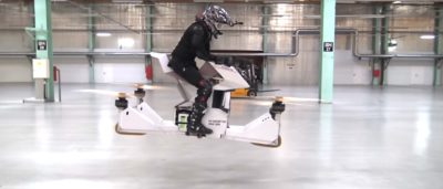 Hoverbike Scorpion 3 懸浮電單車 測試 升空