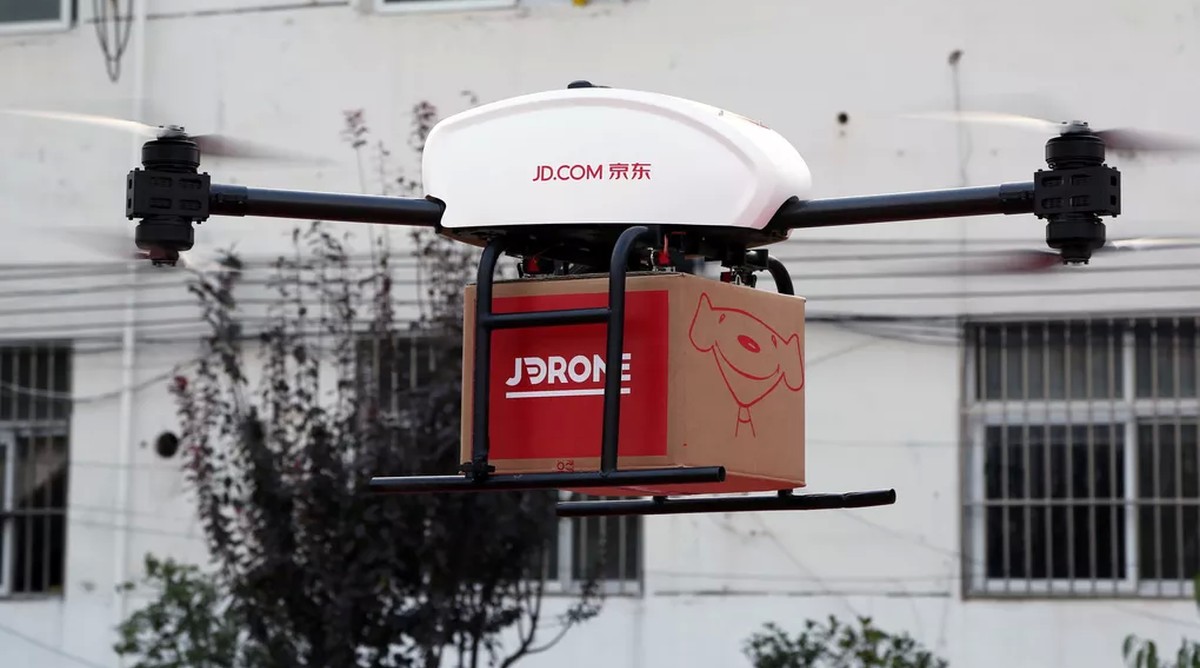 京東設三級智慧物流網路　支援無人機最後一哩貨運